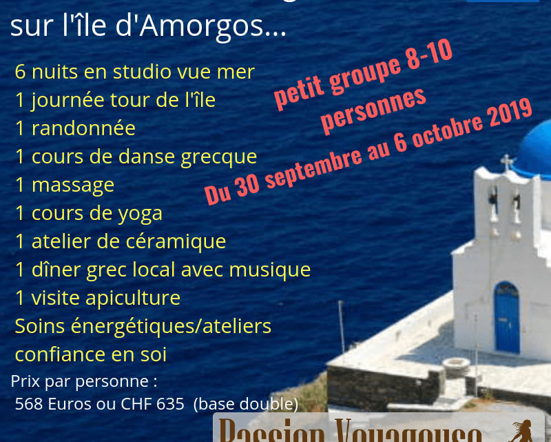 Voyage inspirant ensemble à Amorgos !