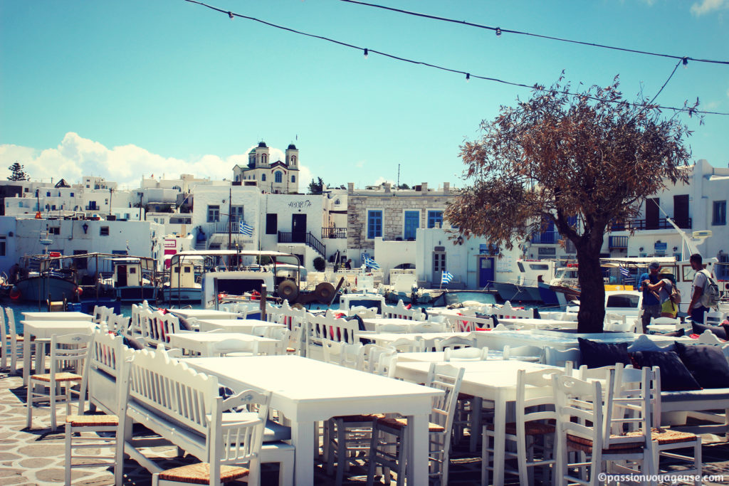 le port de Naoussa à Paros
