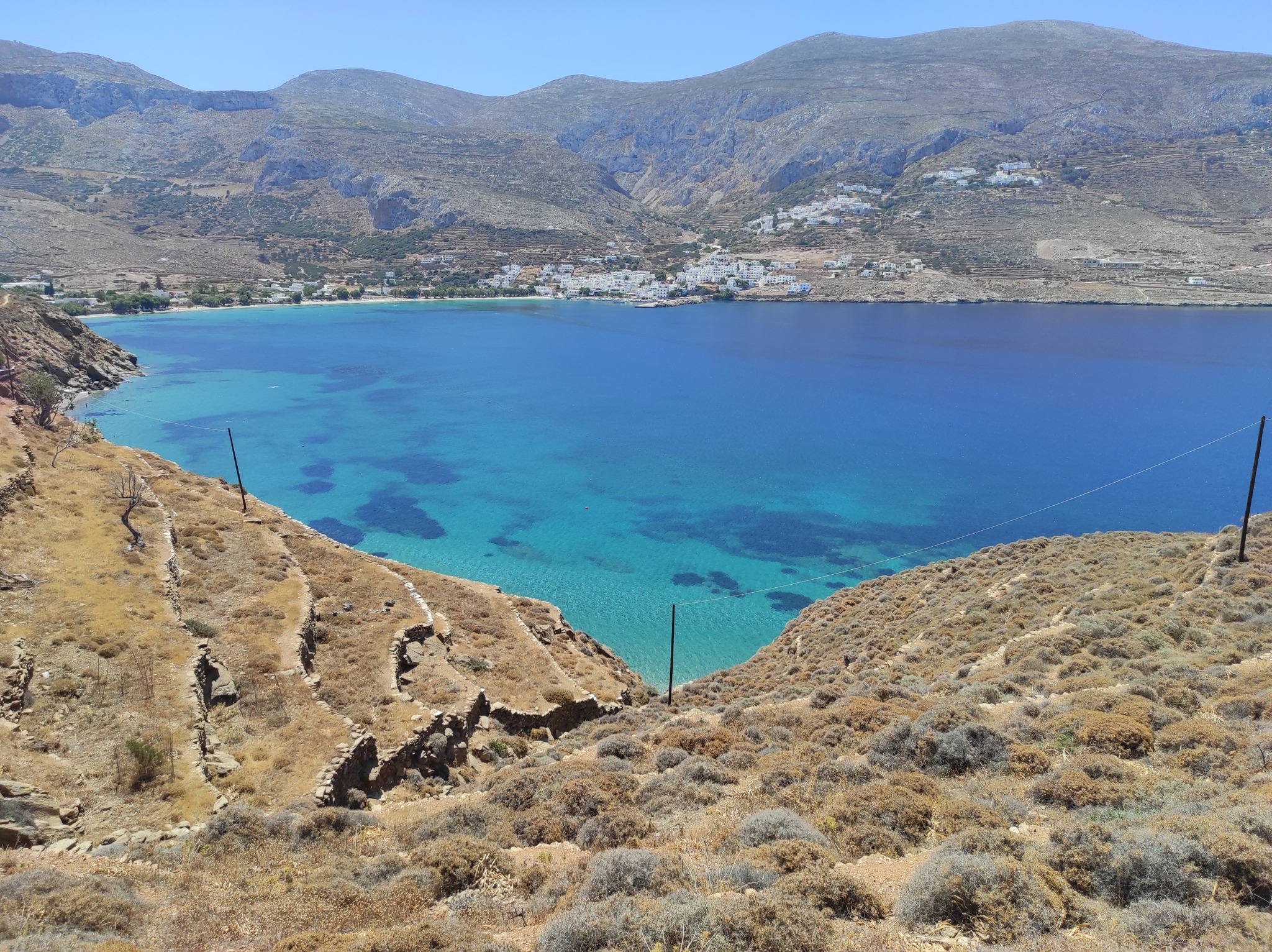 Vue d'Aegiali, Amorgos