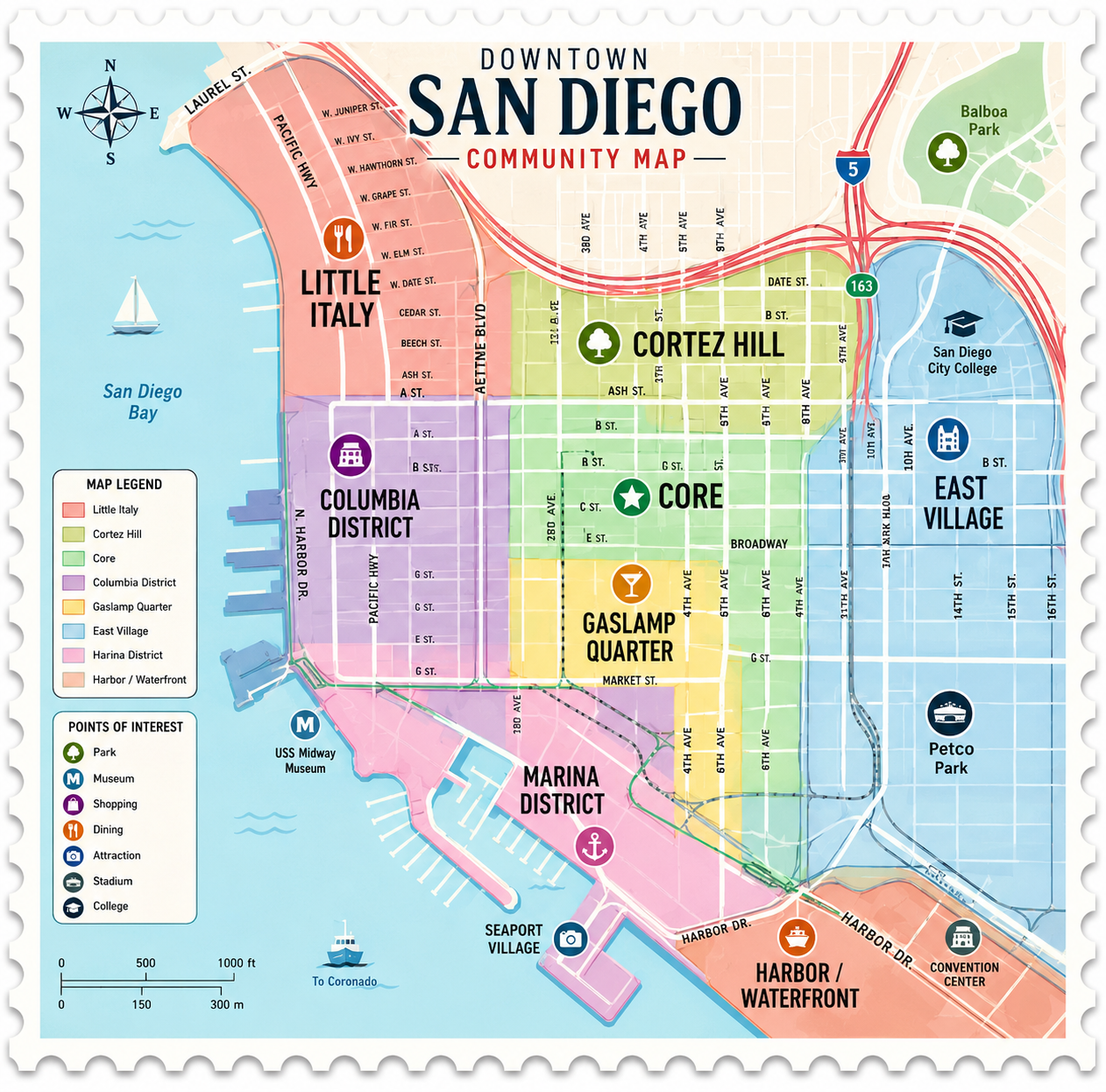 QUARTIERS SAN DIEGO