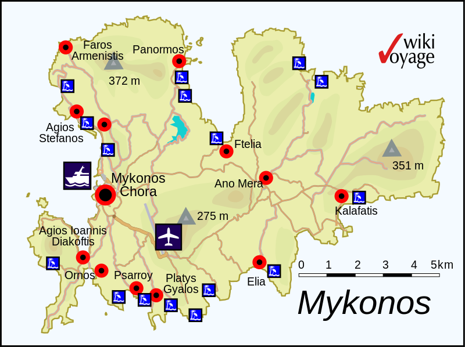 carte Mykonos
