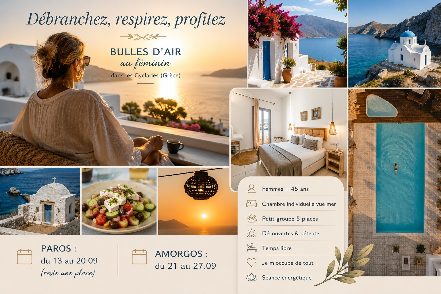 Séjour bulles d'air Grèce